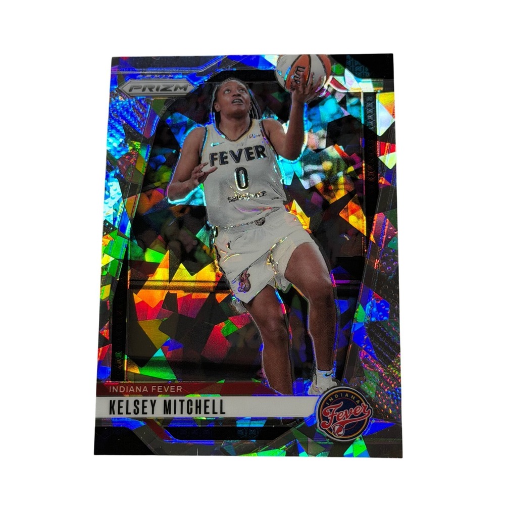 2024 Panini Prizm WNBA Kelsey Mitchell Cracked Ice Indiana Fever